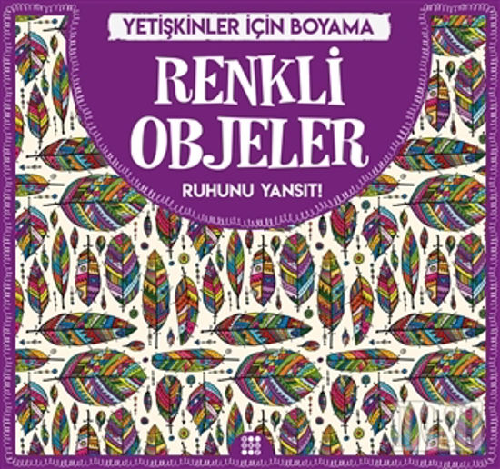 Renkli Objeler - Yetişkinler İçin Boyama